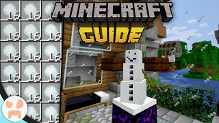 SNOW GOLEMS  SNOW FARMS  The Minecraft Guide  Tutorial Lets Play Ep 63 [upl. by Lester]