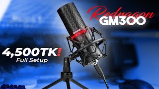 Best USB Condenser Microphone in Bangladesh  Redragon GM300 Review in Bangla [upl. by Ayatnwahs945]