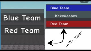 How to make a quotTeam Changerquot GUI on Roblox Studio [upl. by Son963]