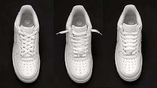 4 Cool Ways How to Lace Nike Air Force 1 Nike Air Force 1 Lacing [upl. by Pleione]