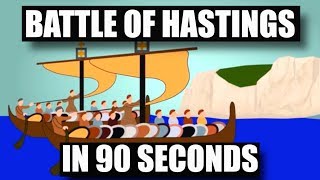 The Battle of Hastings in 90 Seconds [upl. by Awad]