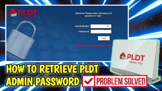 HOW TO RETRIEVE YOUR PLDT ADMIN PASSWORD [upl. by Kho528]