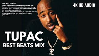 Best Tupac Beats Mix  2pac Instrumental Mix  4K HD AUDIO [upl. by Columbine]