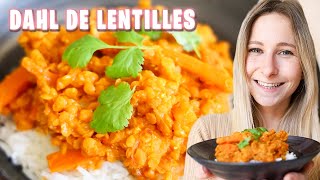 DAHL DE LENTILLES CORAIL la recette simple [upl. by Rosenzweig140]