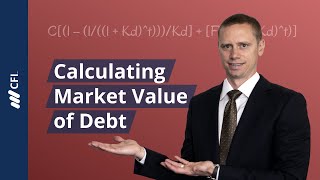 Calculating Market Value of Debt [upl. by Atnima140]