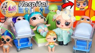 LOL Surprise Dolls in Big Ball Playmobil Hospital with Full Collection  Wedding JOJO SIWA [upl. by Treharne]