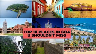 Goa Tourism  Famous 10 Places to Visit in Goa Tour [upl. by Lizzy74]