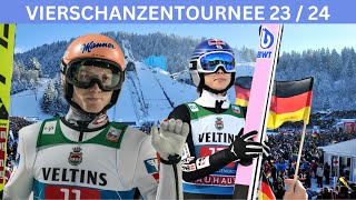 Skispringen Vierschanzentournee GarmischPartenkirchen 1 Durchgang [upl. by Pasadis]