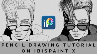 Pencil Drawing on Ibispaint X  Tutorial  Painting Process  Tips  ft Kai from Mmmh [upl. by Alodie]