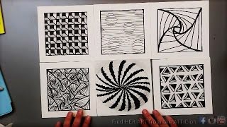 6 Optical Illusion Drawing Techniques amp Patterns [upl. by Namdor]