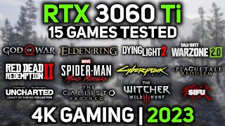 RTX 3060 Ti in 2023  15 GAMES at 4K  DLSS [upl. by Spoor]