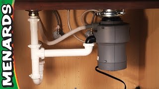 How To Install a Garbage Disposer  Menards [upl. by Worden]