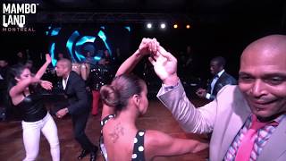 Salsa Dancing wLive Band Mamboland Montreal 2019 [upl. by Ahsehat]