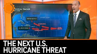 The next US hurricane threat forecast  AccuWeather [upl. by Bixby]