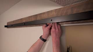 How to install a barn door [upl. by Kahn]