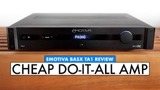 CHEAP AMP with DAC EMOTIVA Amplifier  BasX TA1 REVIEW [upl. by Niwle]