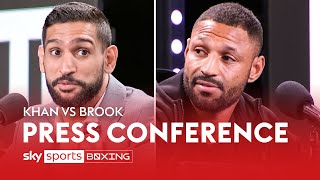 AMIR KHAN VS KELL BROOK 💥 PRESS CONFERENCE [upl. by Mendelsohn]