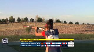 Skeet Women Junior Highlights  ISSF World Championship in all events 2014 Granada ESP [upl. by Neenwahs]