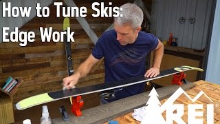 How to Tune Ski Edges  Remove Burrs and Rust  REI [upl. by Adnof923]