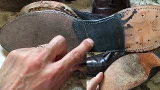 Resoling shoes half sole vs full resole explained [upl. by Hannus734]