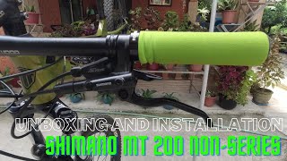 SHIMANO MT200 NONSERIES HYDRAULIC BRAKES Unboxing and Installation [upl. by Chandless]