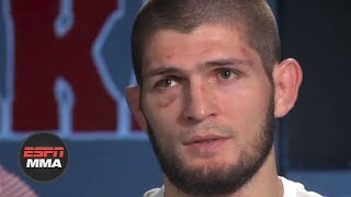 FULL Khabib Nurmagomedov on approach to Conor McGregor fight  ESPN [upl. by Anoirtac300]