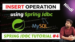 Inserting data to database using Spring JDBC  Best Practice  Spring Jdbc Tutorial [upl. by Aleedis642]