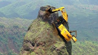 Dangerous Idiots Biggest Climbing Excavator Operator Skills Bulldozers amp Fails Truck Driving [upl. by Assened]