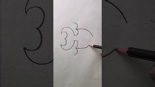 Simple fish drawing with pencil step by step [upl. by Manda340]