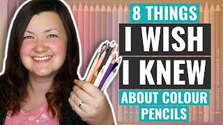 8 Things I Wish I Knew As a BEGINNER Colour Pencil Artist [upl. by Necyla]