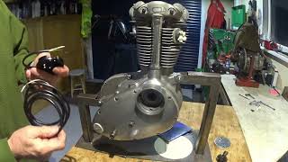 Triumph Tiger Cub Fitting Electronic Ignition amp Timing [upl. by Sej]