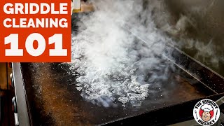 How To Clean a Blackstone Griddle [upl. by Anaibib]