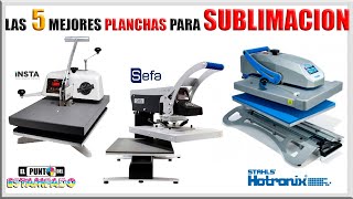 Las 5 MEJORES planchas para SUBLIMACIÓN 🔥  mi concepto personal [upl. by Anneis]