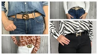 Styling Tips on How to Wear Belts [upl. by Ainirtak]