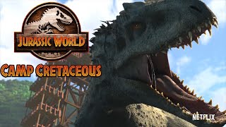 Indominus Rex ScreenTime  Jurassic World Camp Cretaceous  Season 1 2020 [upl. by Oigimer252]