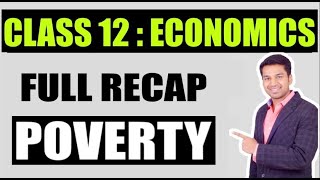 Class 12  Indian Economy  POVERTY [upl. by Atter426]