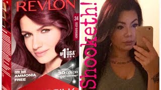 Revlon ColorSilk Hair Dye REVIEW  DEMO  Deep Burgundy  Tips on how to make your Color Last [upl. by Nodlehs808]