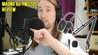 MAONO AUPM320S Review  XLR Condenser Microphone Kit [upl. by Publias273]