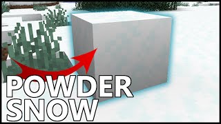 How To Get POWDER SNOW In Minecraft [upl. by Hoehne]