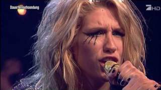 Keha  Tik Tok Live Performance HD Kesha at TV Total [upl. by Epilef489]