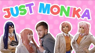 JUST MONIKA  Doki Doki Literature Club  COSPLAY VIDEO  COVER [upl. by Alegnasor185]