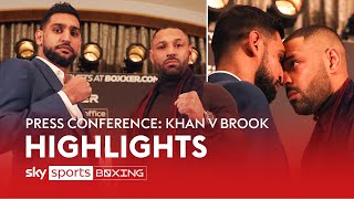 HEATED 😡Amir Khan vs Kell Brook  Press Conference Highlights [upl. by Lebbie75]