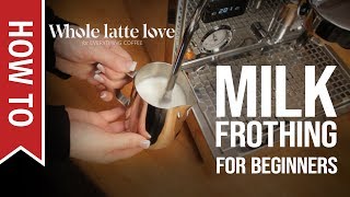 How To Milk Frothing for Beginners 5 Tips [upl. by China]