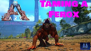 Ark Genesis 2  Taming a Ferox [upl. by Yesnil]