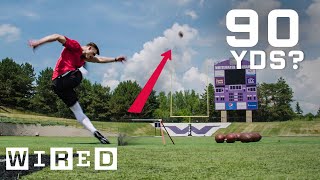 Why Its Almost Impossible to Kick a 90Yard Field Goal  WIRED [upl. by Mcroberts298]