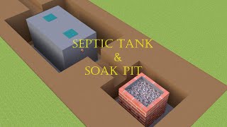 Septic tank constructionsoak pit [upl. by Anrehs]