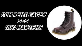 4 façons de lacer ses Doc Martens [upl. by Yeargain172]