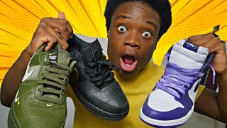 3 FAÇONS STYLE DE LACER SES SNEAKERS Nike Air force 1Jordan 1 [upl. by Phelgen]