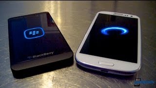 BlackBerry Z10 vs Samsung Galaxy S III  Pocketnow [upl. by Worthington]