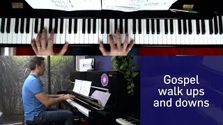 How to play Gospel Piano part 1  Learn Gospel Walkups [upl. by Airlie]